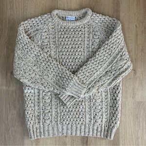 NWOT Handloomed Wool Irish Sweater